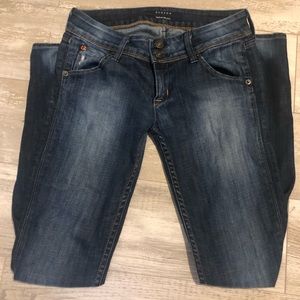 dark wash Hudson Jeans